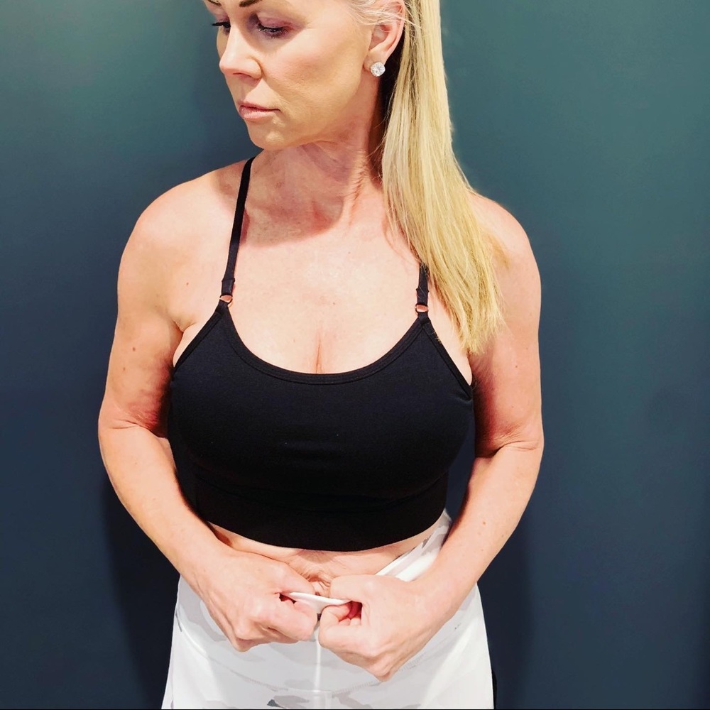 Two Strap Racerback Sports Bra